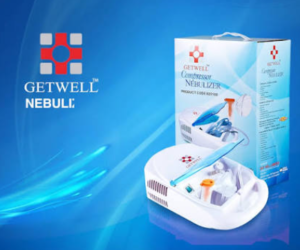 Getwell Portable Compressor Nebulizer Machine - 1 Year Warranty